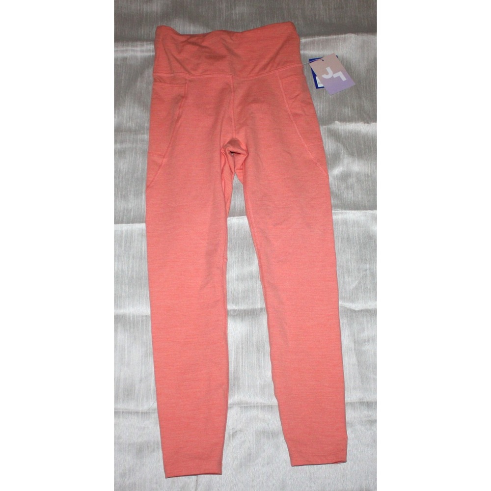 JoyLab Women's High-Rise Leggings Pockets peach XS New